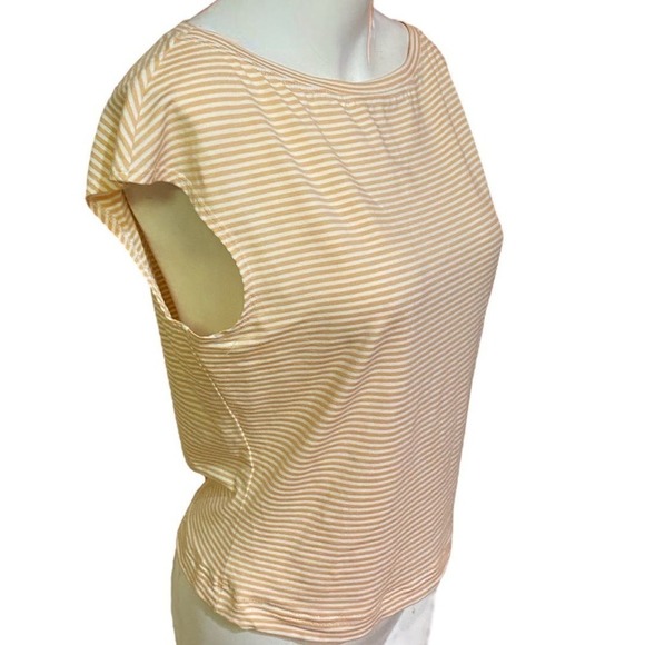 St. John Bateau Neck Striped Tee Size M - Picture 2 of 5